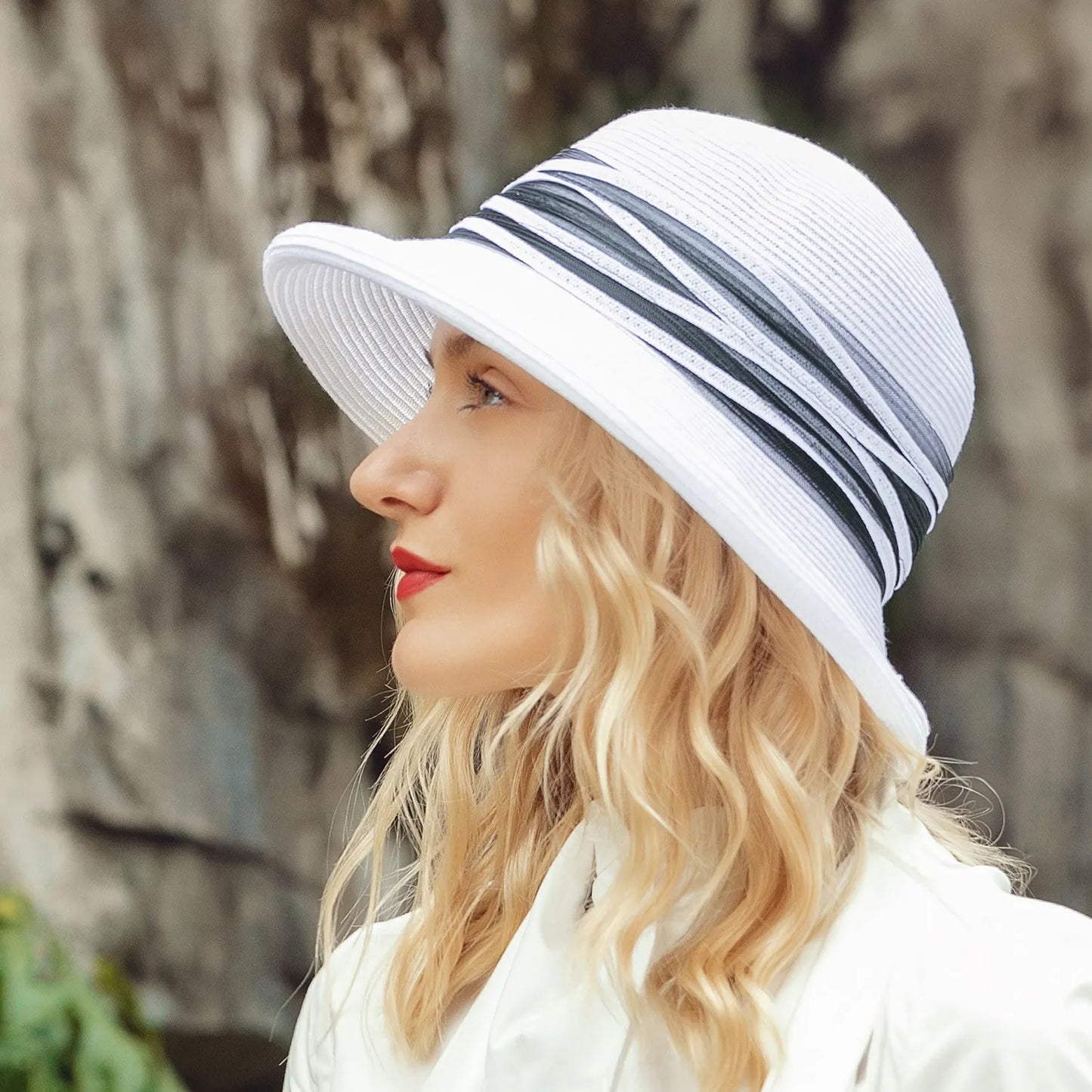 EE 7231 Summer New Versatile Elegant Style Sunshade Hat Summer Women's Hat