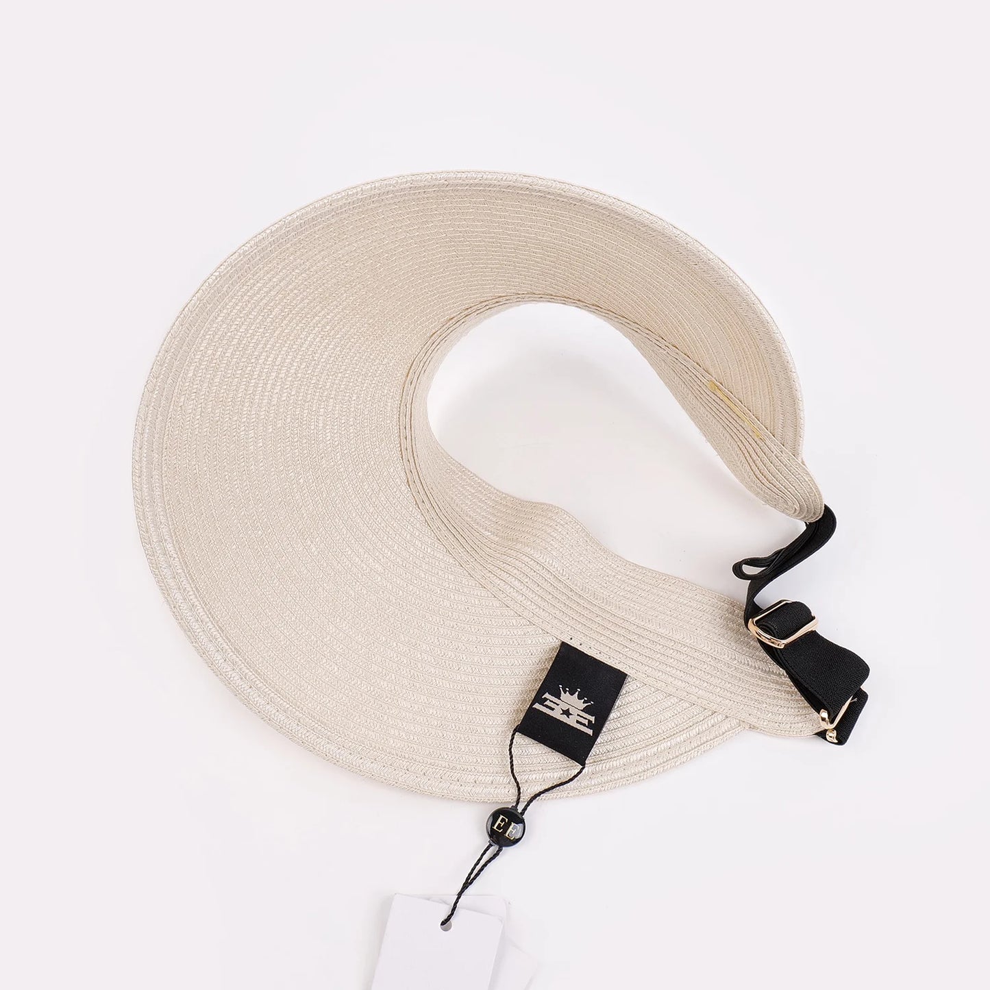 EE 7237 Summer/Stylish/minimalist/Packable/Classical Feminine Style/Sun Protection/Sunshade Beach Hat/Sunbonnet/Straw Hat