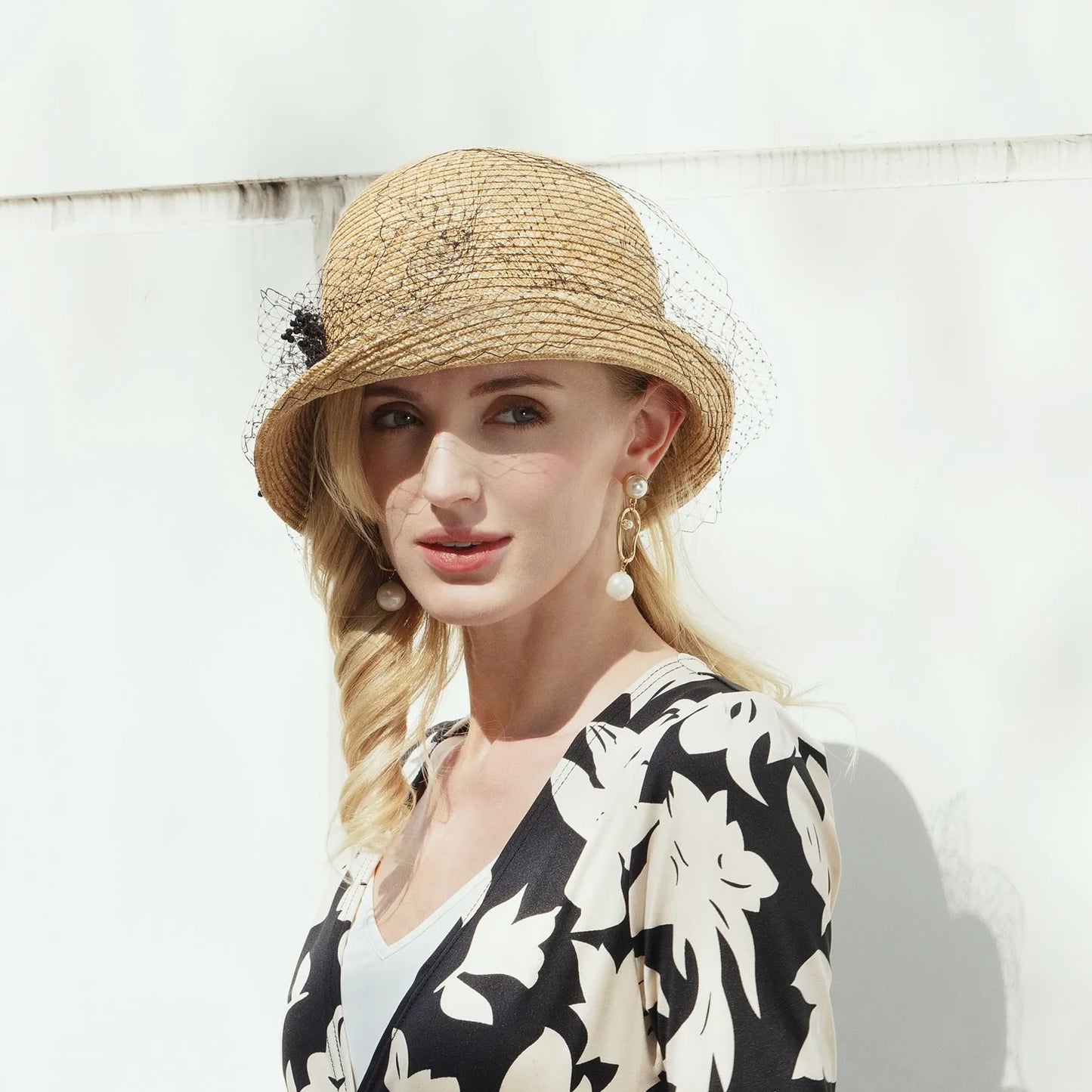 EE 7240 Summer New Versatile and Elegant Style Hat Women's Sunshade Hat Women's Hat