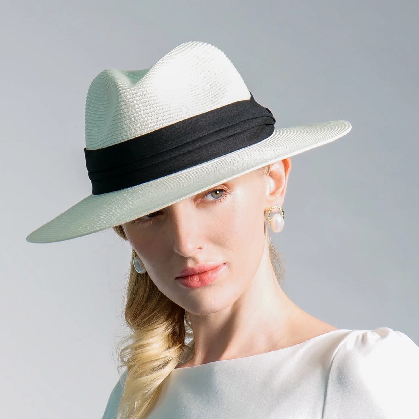 EE 7264 Summer/Stylish/ribbon/delicate/Adjustable/Packable/Sun Protection/Sunbonnet/Straw Hat/Polyester Hats