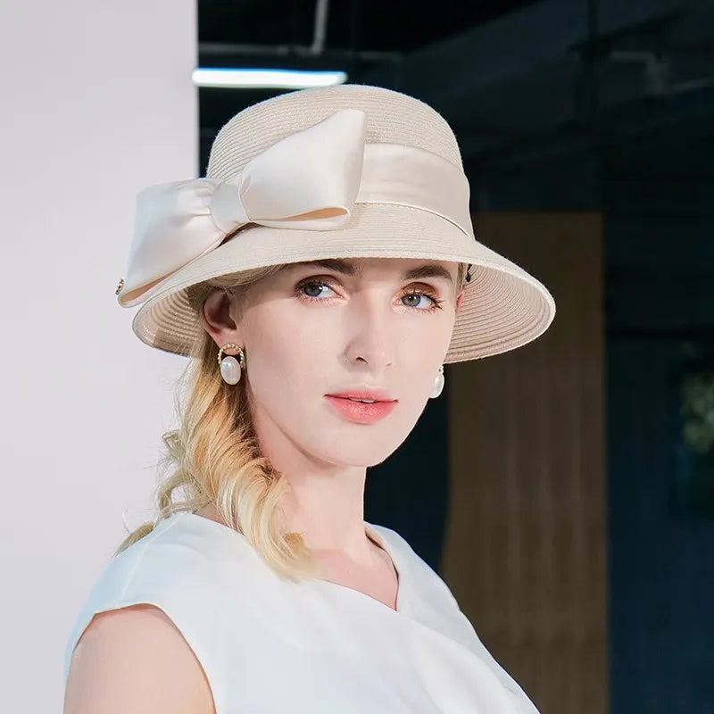 EE 7290 Summer New Fashion Versatile Sunshade Foldable Washable Straw Hat Hat Women's Summer