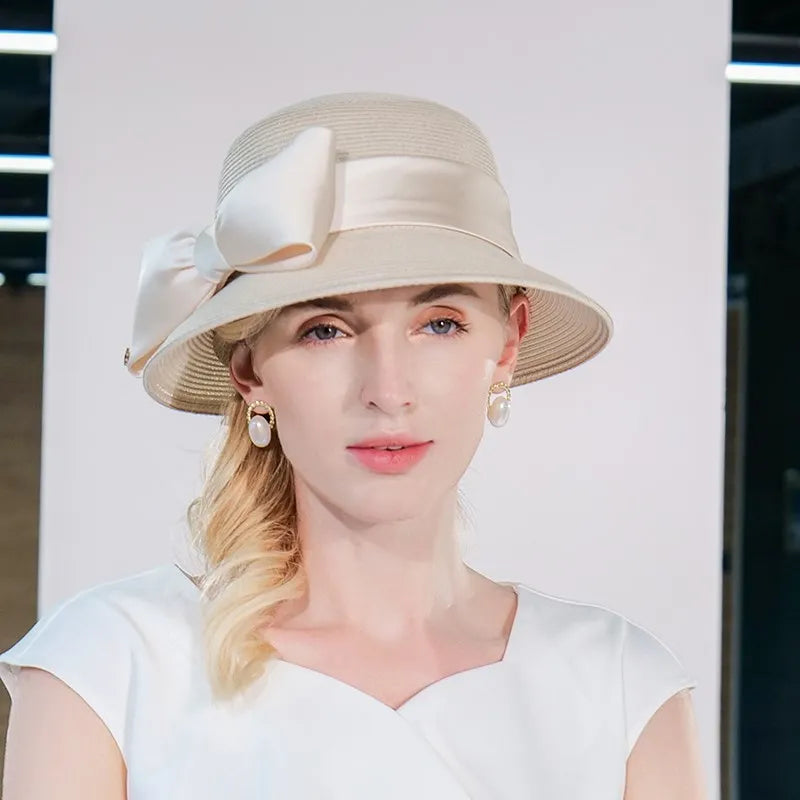 EE 7290 Summer New Fashion Versatile Sunshade Foldable Washable Straw Hat Hat Women's Summer