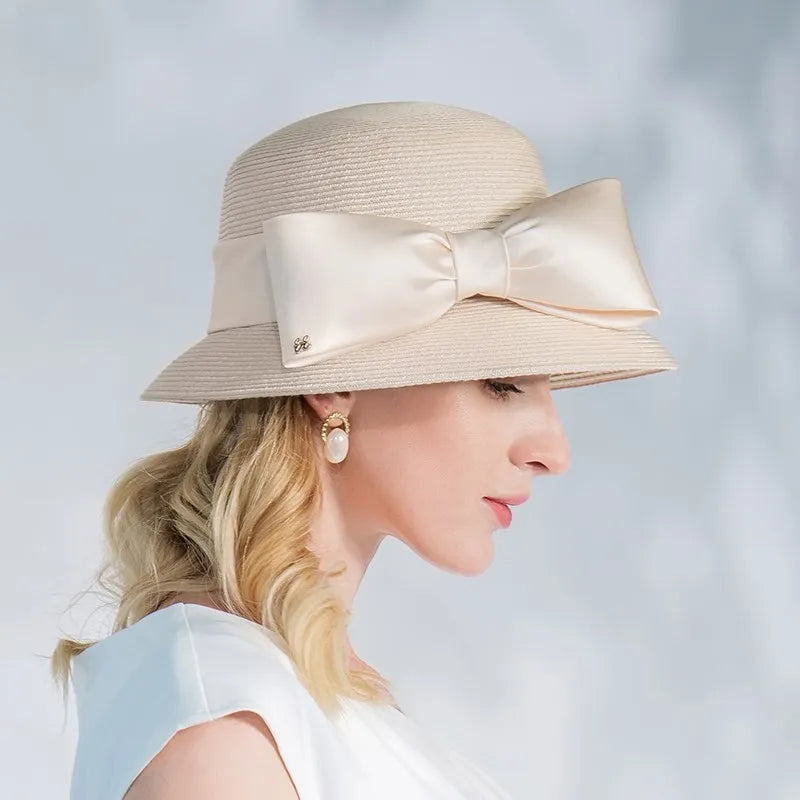 EE 7290 Summer New Fashion Versatile Sunshade Foldable Washable Straw Hat Hat Women's Summer