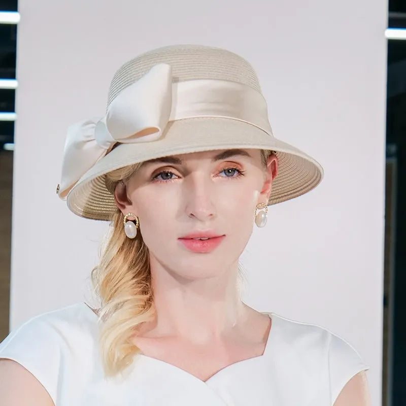 EE 7290 Summer New Fashion Versatile Sunshade Foldable Washable Straw Hat Hat Women's Summer