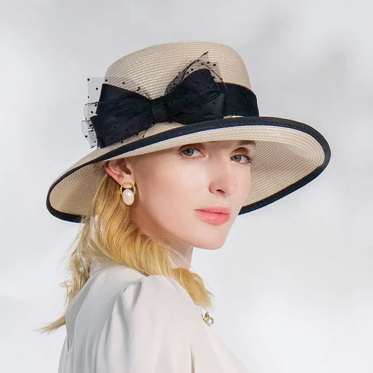 EE 7312 Summer New Elegant and Fashionable Style Bow Shade Hat Hat Children's Summer