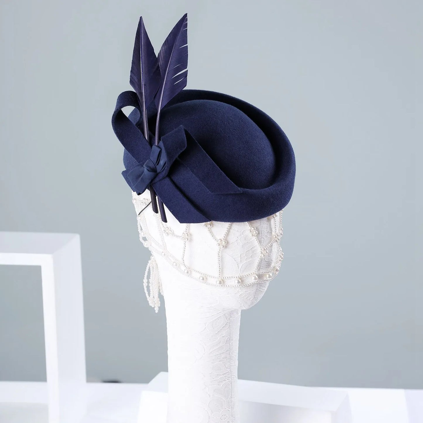 EE3102 small British wool hat elegant female joker a hat, "the whole Europe and the United States hat