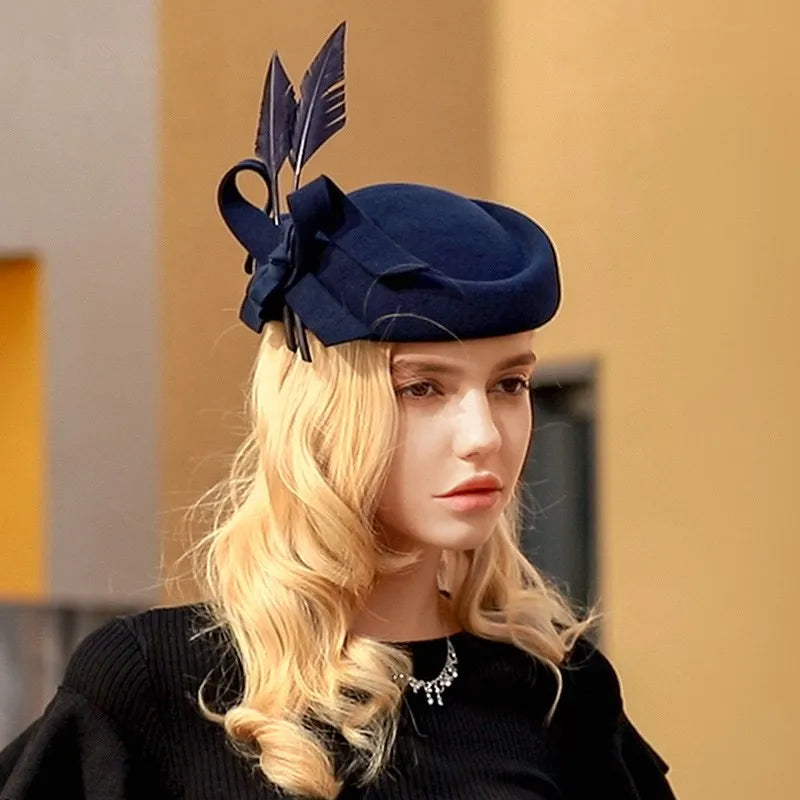EE3102 small British wool hat elegant female joker a hat, "the whole Europe and the United States hat