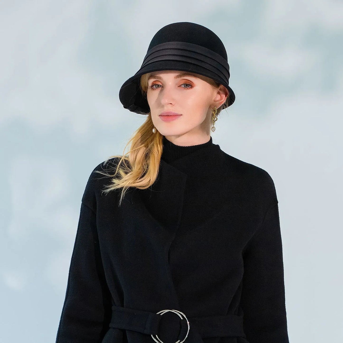 Ms EE 5111 new winter pure wool hat British elegant joker bowler hats
