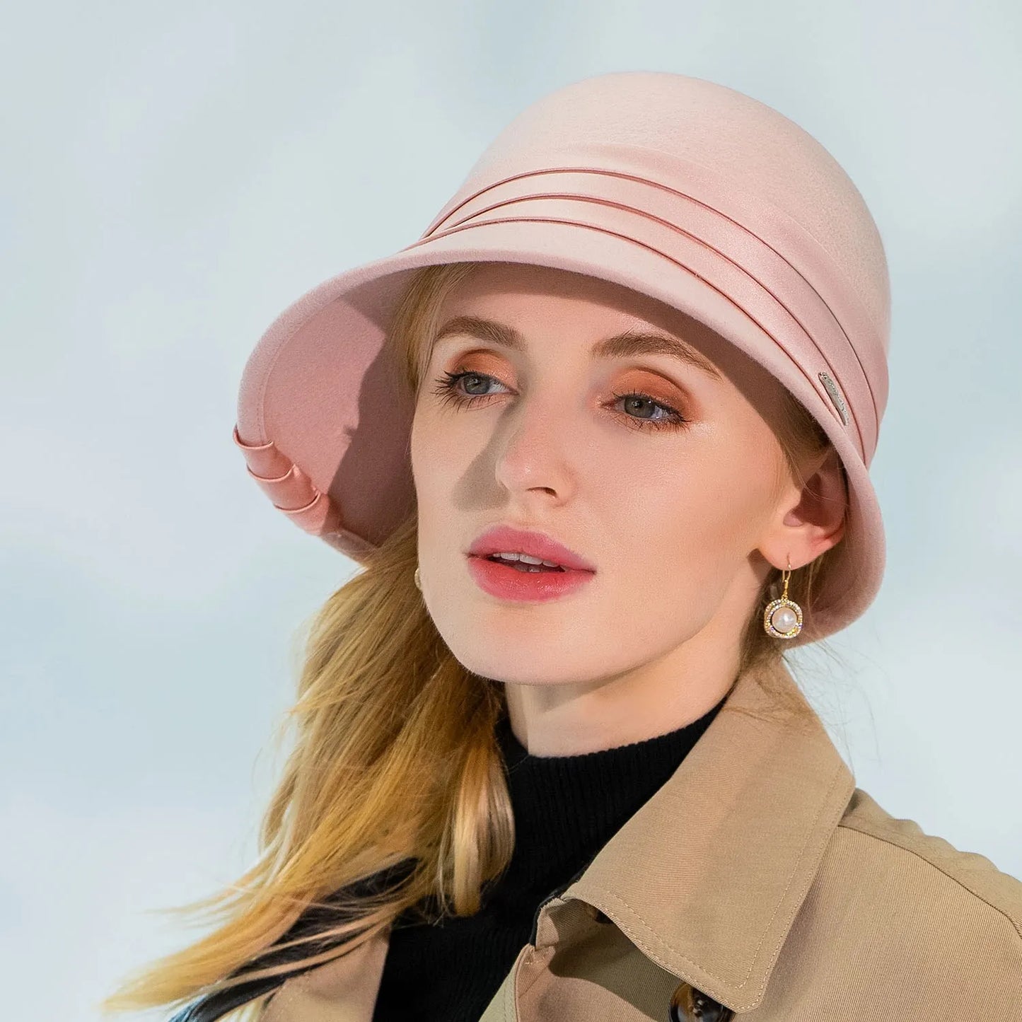 Ms EE 5111 new winter pure wool hat British elegant joker bowler hats