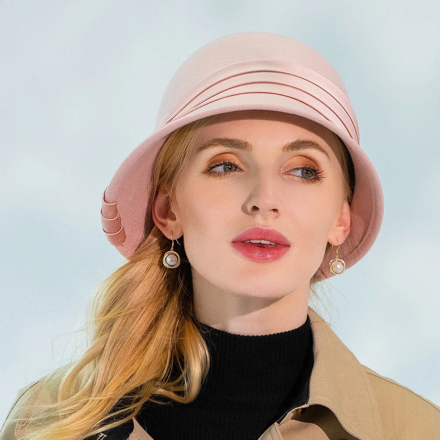 Ms EE 5111 new winter pure wool hat British elegant joker bowler hats