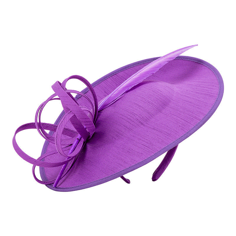 Women's Fascinator Hat 1920s Vintage Style Kentucky Derby Saucer Hats Cocktail Tea Party Headwear for Women Girls with Headband