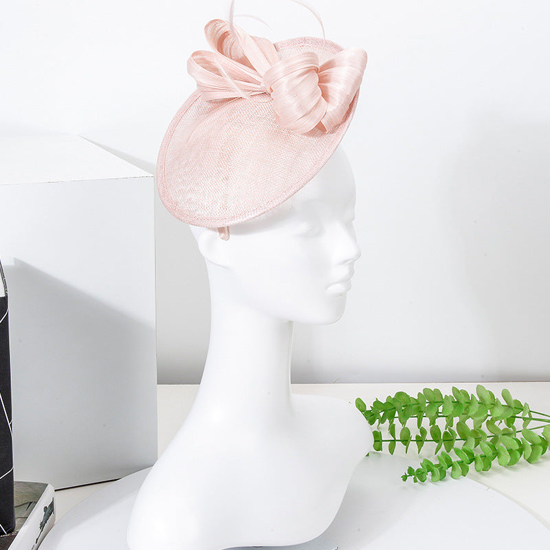 Women's Sinamay Fascinators Kentucky Derby Saucer Hats With Headband