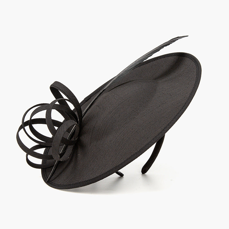 Women's Fascinator Hat 1920s Vintage Style Kentucky Derby Saucer Hats Cocktail Tea Party Headwear for Women Girls with Headband