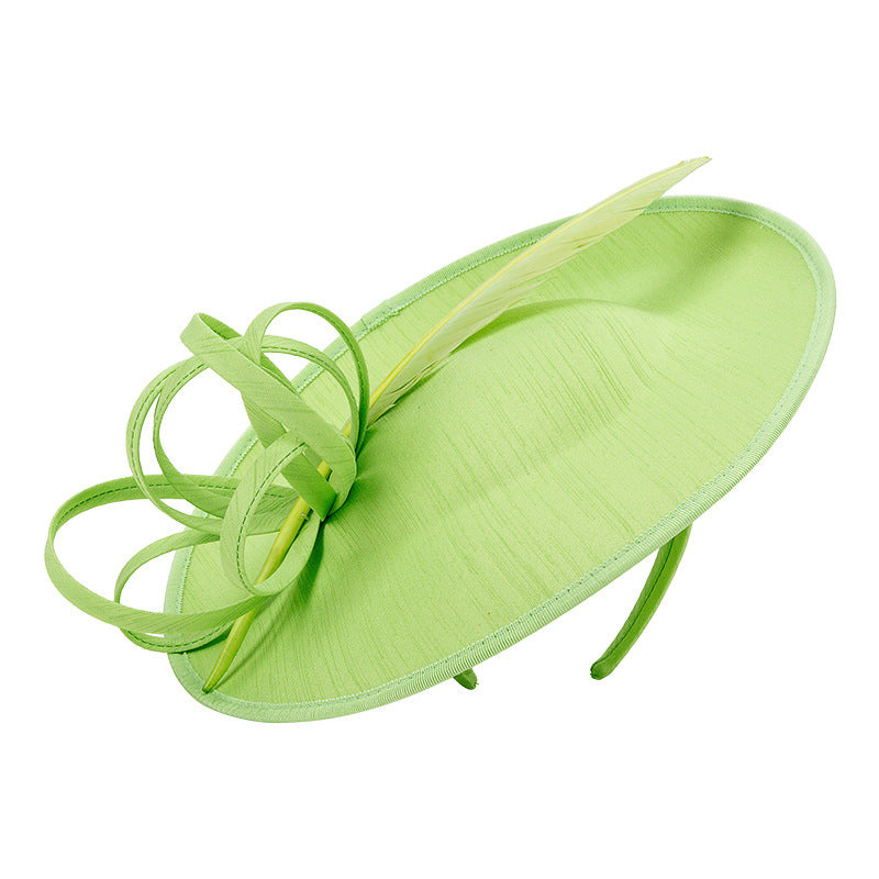 Women's Fascinator Hat 1920s Vintage Style Kentucky Derby Saucer Hats Cocktail Tea Party Headwear for Women Girls with Headband