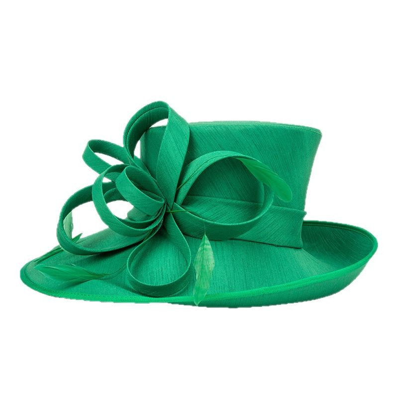 Wide Brim Church Hats Kentucky Derby Hat Wedding for Tea Party Cocktail