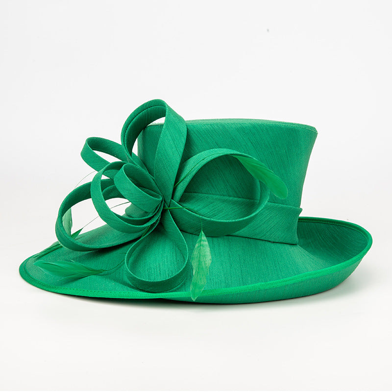 Wide Brim Church Hats Kentucky Derby Hat Wedding for Tea Party Cocktail