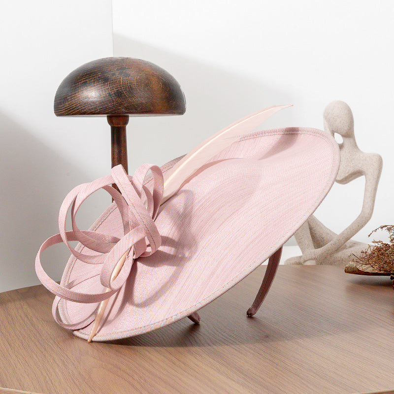 Women's Fascinator Hat 1920s Vintage Style Kentucky Derby Saucer Hats Cocktail Tea Party Headwear for Women Girls with Headband