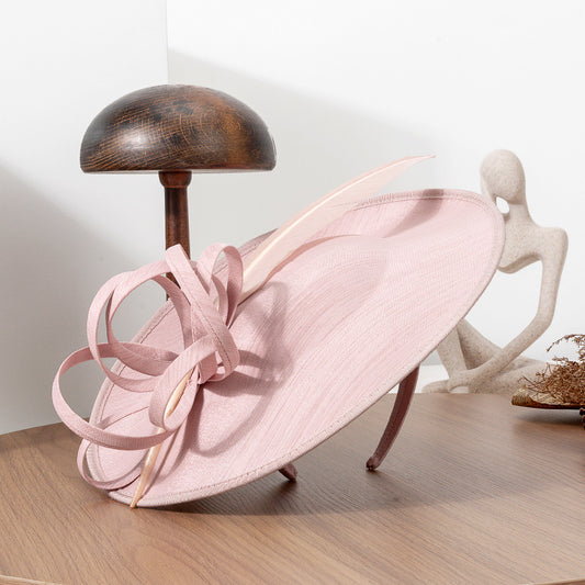 Women's Fascinator Hat 1920s Vintage Style Kentucky Derby Saucer Hats Cocktail Tea Party Headwear for Women Girls with Headband