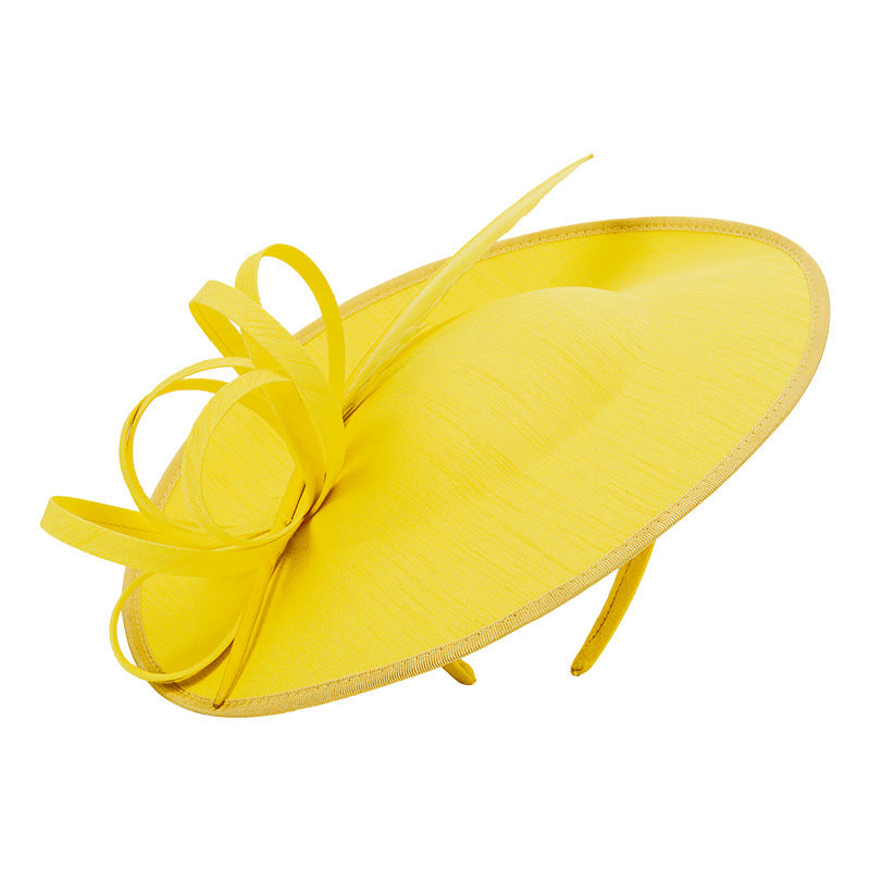 Women's Fascinator Hat 1920s Vintage Style Kentucky Derby Saucer Hats Cocktail Tea Party Headwear for Women Girls with Headband