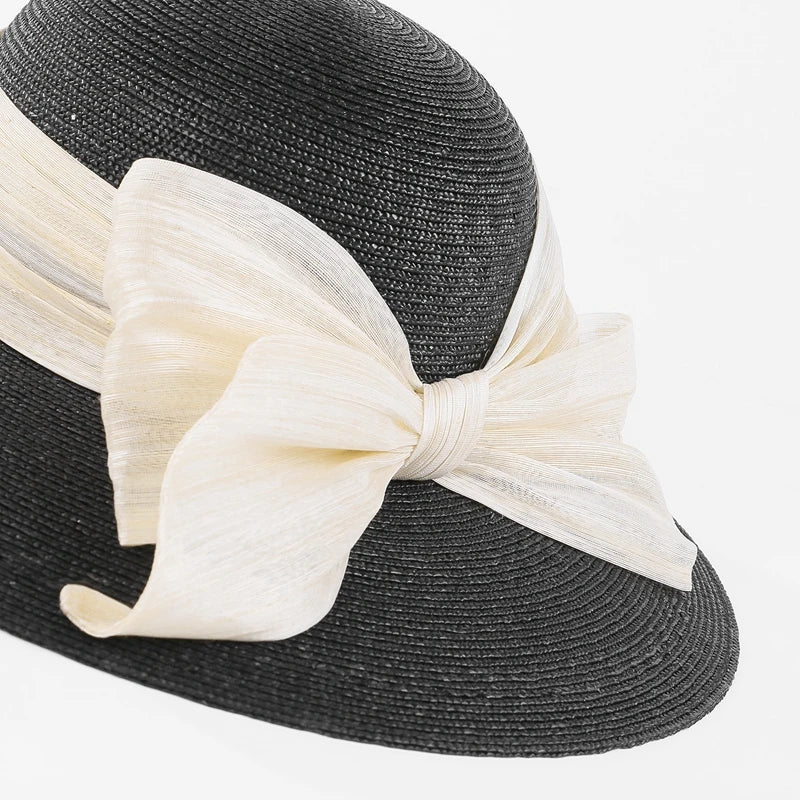 Womens Sun Straw Hat Wide Brim UPF 50 Summer Hat Foldable Roll up Floppy Beach Hats for Women