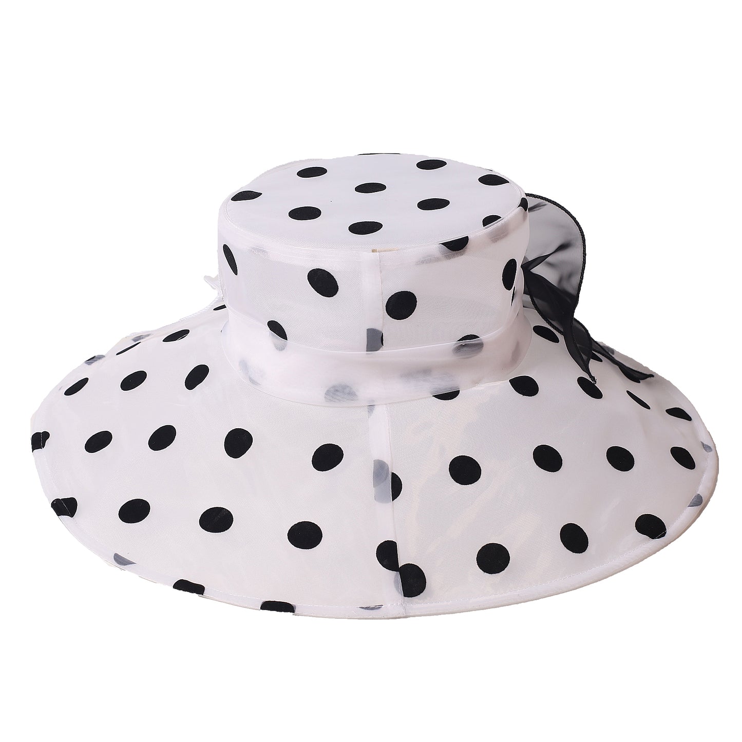 Women Church Hats Wide Brim Sun Derby Hat Organza Fascinators Kentucky Hats for Women Tea Party Wedding Hat 25013